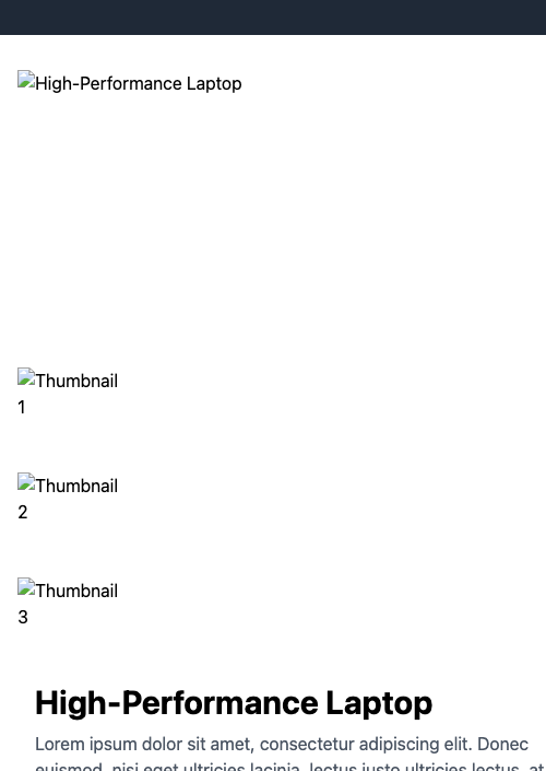 Mobile Screenshot of FPC004_ECommerce_Product_Page_With_Image_Zoom_and_Reviews