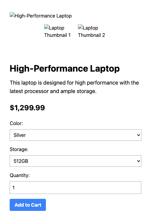 Mobile Screenshot of FPC004_ECommerce_Product_Page_With_Image_Zoom_and_Reviews